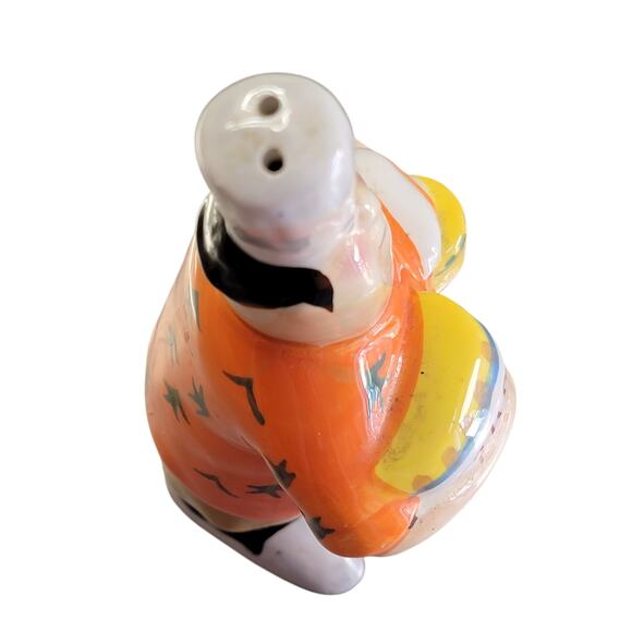 Tracy Flickinger Masters of the Grill Pepper Shaker Chips Chef BBQ Dad Ceramic - Picture 8 of 9